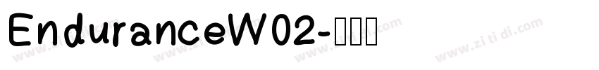 EnduranceW02字体转换
