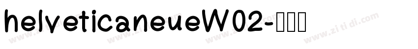 helveticaneueW02字体转换