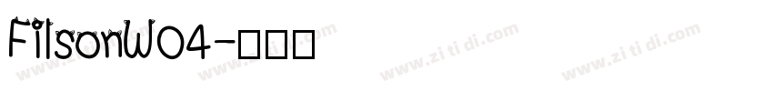 FilsonW04字体转换