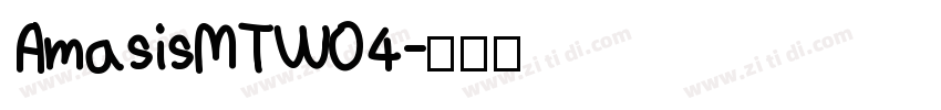 AmasisMTW04字体转换
