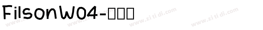 FilsonW04字体转换