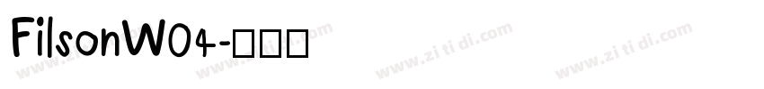 FilsonW04字体转换
