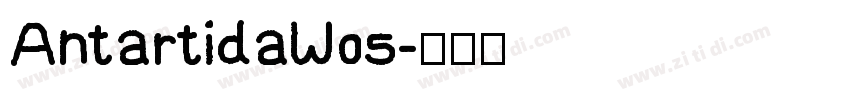 AntartidaW05字体转换
