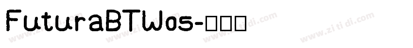 FuturaBTW05字体转换