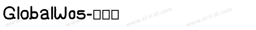 GlobalW05字体转换