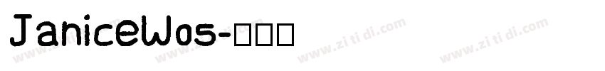 JaniceW05字体转换