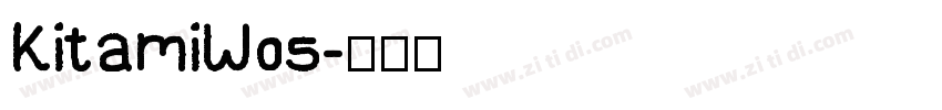KitamiW05字体转换