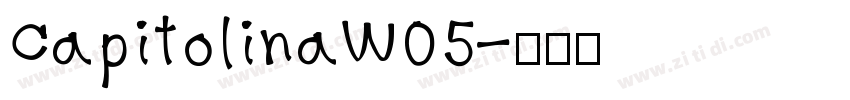CapitolinaW05字体转换