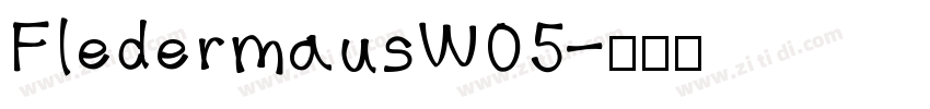 FledermausW05字体转换