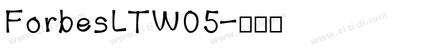 ForbesLTW05字体转换