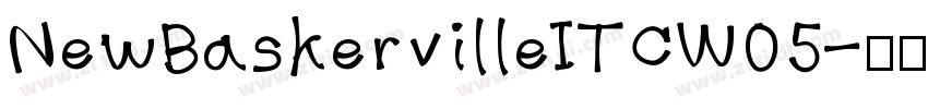 NewBaskervilleITCW05字体转换