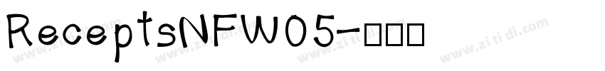 ReceptsNFW05字体转换