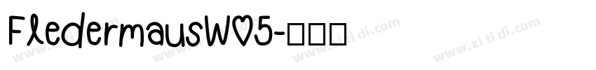 FledermausW05字体转换