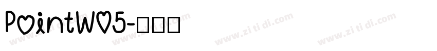 PointW05字体转换