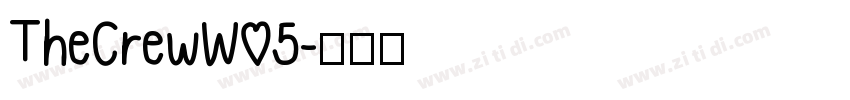TheCrewW05字体转换