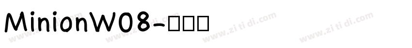 MinionW08字体转换