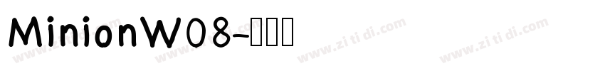 MinionW08字体转换