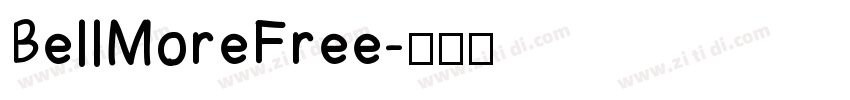 BellMoreFree字体转换