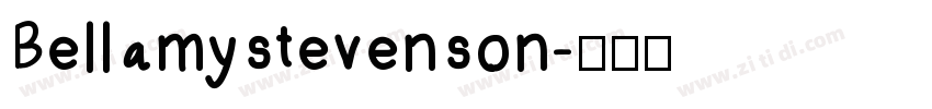 Bellamystevenson字体转换