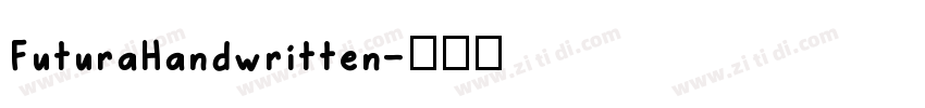 FuturaHandwritten字体转换