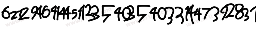 FactoryLiningNumbers字体转换