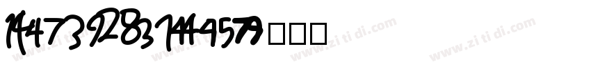 Numbers字体转换