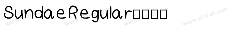 SundaeRegular字体转换
