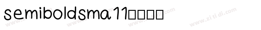 semiboldsma11字体转换