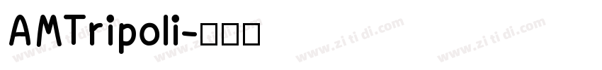 AMTripoli字体转换