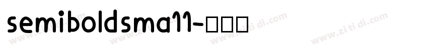 semiboldsma11字体转换