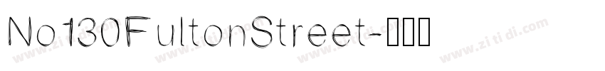 No130FultonStreet字体转换