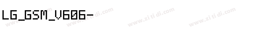 LG_GSM_V606字体转换