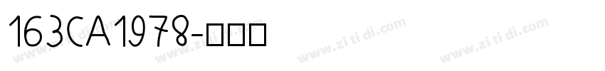 163CA1978字体转换