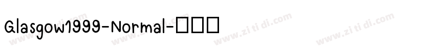 Glasgow1999-Normal字体转换