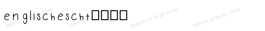 englischescht字体转换