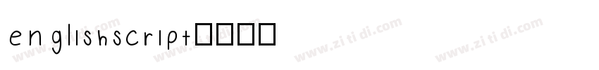 englishscript字体转换