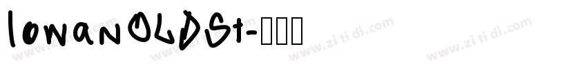 IowanOLDSt字体转换