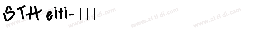 STHeiti字体转换