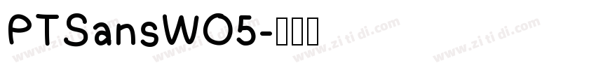 PTSansWO5字体转换