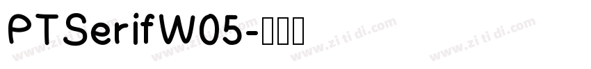 PTSerifW05字体转换