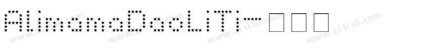 AlimamaDaoLiTi字体转换