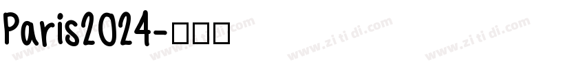 Paris2024字体转换