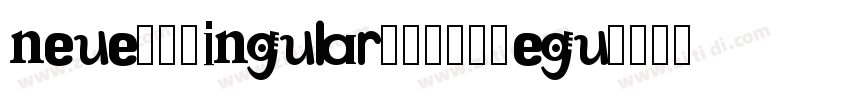 neue20Singular20D20Regu字体转换