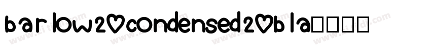 barlow20condensed20bla字体转换