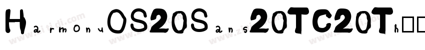 HarmonyOS20Sans20TC20Th字体转换