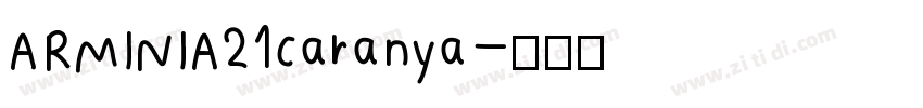 ARMINIA21caranya字体转换