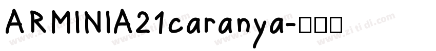 ARMINIA21caranya字体转换
