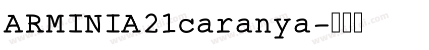 ARMINIA21caranya字体转换