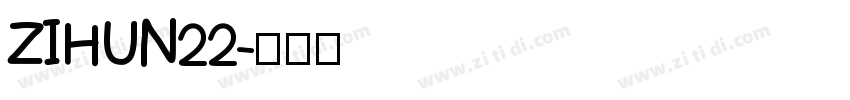 ZIHUN22字体转换