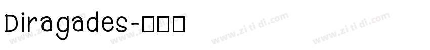 Diragades字体转换